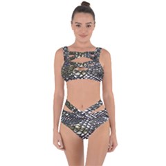 Snake Skin Bandaged Up Bikini Set  by Sparkle