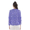 Illusion Waves Pattern Women s Hooded Windbreaker View2