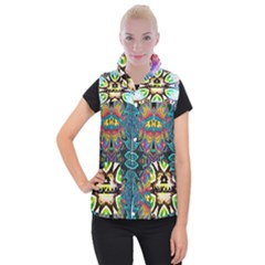 375 Chroma Digital Art Custom Kal00012 Women s Button Up Vest by Drippycreamart