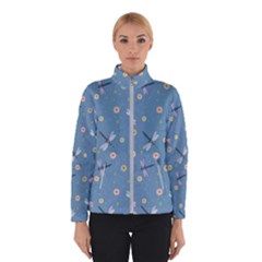 Cute Dragonflies In Spring Women s Bomber Jacket by SychEva