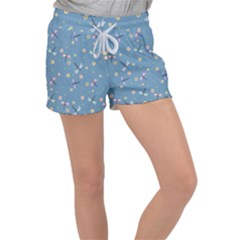 Cute Dragonflies In Spring Velour Lounge Shorts by SychEva