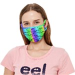 Rainbow Skull Collection Crease Cloth Face Mask (Adult)