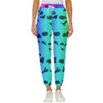 Rainbow Skull Collection Cropped Drawstring Pants