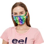 Rainbow Graffiti Crease Cloth Face Mask (Adult)