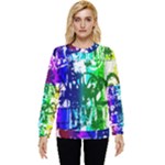 Rainbow Graffiti Hidden Pocket Sweatshirt