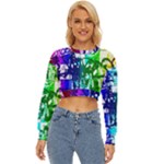 Rainbow Graffiti Lightweight Long Sleeve Sweatshirt