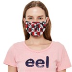 Emo Checker Graffiti Cloth Face Mask (Adult)