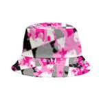 Pink Star Splatter Inside Out Bucket Hat