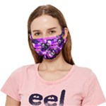 Purple Graffiti Crease Cloth Face Mask (Adult)
