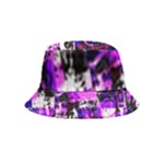 Purple Graffiti Inside Out Bucket Hat (Kids)