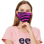Pink Zebra Fitted Cloth Face Mask (Adult)