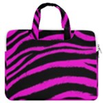 Pink Zebra MacBook Pro Double Pocket Laptop Bag