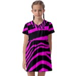 Pink Zebra Kids  Asymmetric Collar Dress