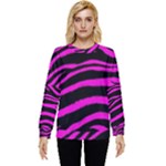 Pink Zebra Hidden Pocket Sweatshirt