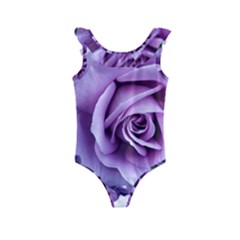 Roses-violets-flowers-arrangement Kids  Frill Swimsuit by Pakrebo