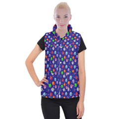 Christmas Balls Women s Button Up Vest by SychEva