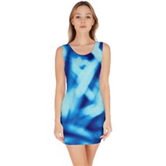 Blue Abstract 2 Bodycon Dress by DimitriosArt