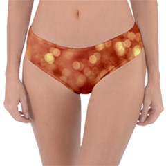 Light Reflections Abstract No7 Peach Reversible Classic Bikini Bottoms by DimitriosArt