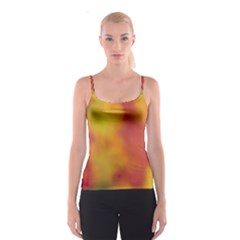Flower Abstract Spaghetti Strap Top by DimitriosArt