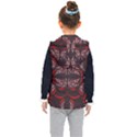 Floral folk damask pattern Fantasy flowers Floral geometric fantasy Kids  Hooded Puffer Vest View2