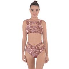 Light Reflections Abstract No6 Rose Bandaged Up Bikini Set  by DimitriosArt