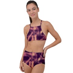 Topaz  Abstract Stars High Waist Tankini Set by DimitriosArt