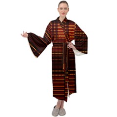Gradient (97) Maxi Velour Kimono by Sparkle