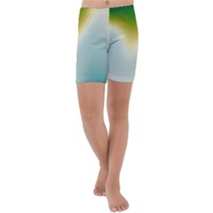 Gradientcolors Kids  Lightweight Velour Capri Yoga Leggings by Sparkle