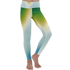 Gradientcolors Kids  Lightweight Velour Classic Yoga Leggings by Sparkle