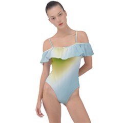 Gradientcolors Frill Detail One Piece Swimsuit by Sparkle