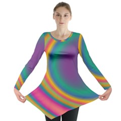 Gradientcolors Long Sleeve Tunic  by Sparkle