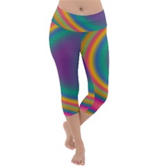 Gradientcolors Lightweight Velour Capri Yoga Leggings by Sparkle