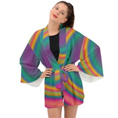 Gradientcolors Long Sleeve Kimono by Sparkle