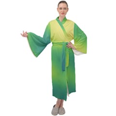 Gradientcolors Maxi Velour Kimono by Sparkle