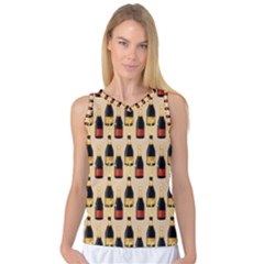 Champagne For The Holiday Women s Basketball Tank Top by SychEva
