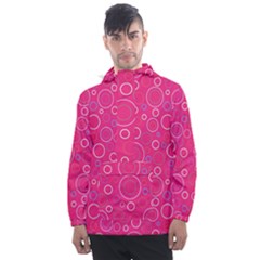 Circle Men s Front Pocket Pullover Windbreaker by SychEva