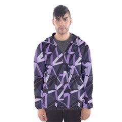 3d Lovely Geo Lines Vi Men s Hooded Windbreaker by Uniqued