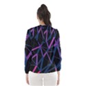 3d Lovely Geo Lines  V Women s Hooded Windbreaker View2