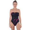 3D Lovely GEO Lines VIII Tie Back One Piece Swimsuit View1