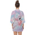 Flamingo Half Sleeve Chiffon Kimono View2