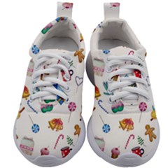 New Year Elements Kids Athletic Shoes by SychEva