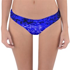 Blue Waves Flow Series 1 Reversible Hipster Bikini Bottoms by DimitriosArt