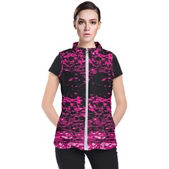 Rose Waves Flow Series 1 Women s Puffer Vest by DimitriosArt