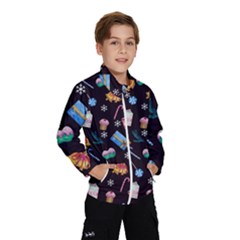 New Year Kids  Windbreaker by SychEva