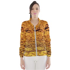 Gold Waves Flow Series 1 Women s Windbreaker by DimitriosArt