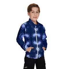 Floral Pattern Paisley Style Paisley Print   Kids  Windbreaker by Eskimos