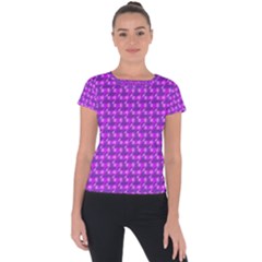Digital Illusion Short Sleeve Sports Top  by Sparkle