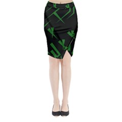 Abstract Pattern Geometric Backgrounds   Midi Wrap Pencil Skirt