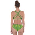 Abstract pattern geometric backgrounds   Criss Cross Bikini Set View2