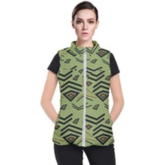 Abstract Pattern Geometric Backgrounds   Women s Puffer Vest
